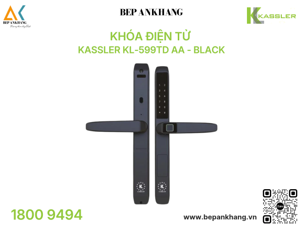 Khóa điện tử Kassler KL-599TD AA - Black